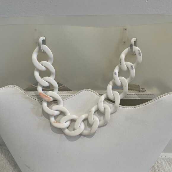 Charles & Keith Women's White Hand Bag - Picture 9 of 12